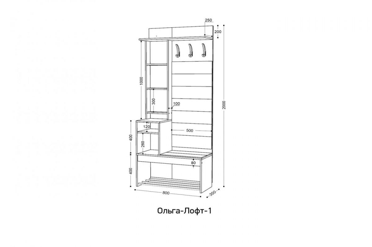 ОЛЬГА-ЛОФТ 1 Прихожая | фото 2