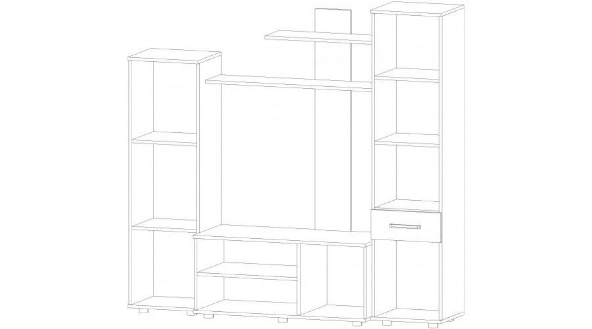 ИБИЦА Гостиная (венге/анкор светлый) | фото 2