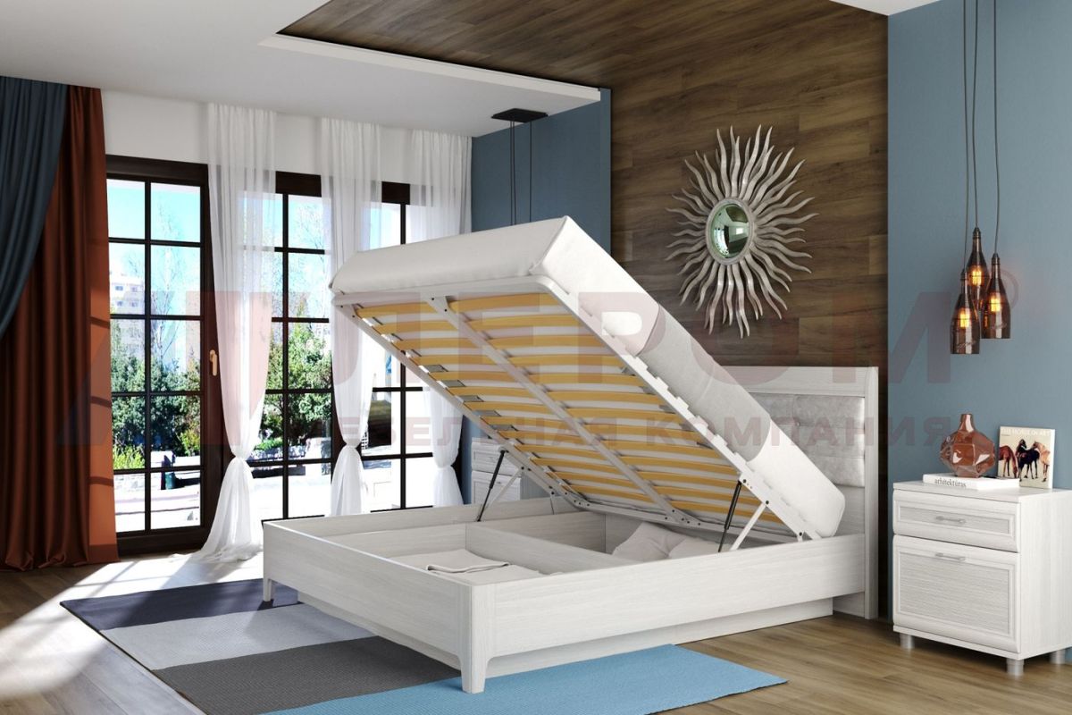 Кровать КР-1073 с мягким изголовьем | фото 5