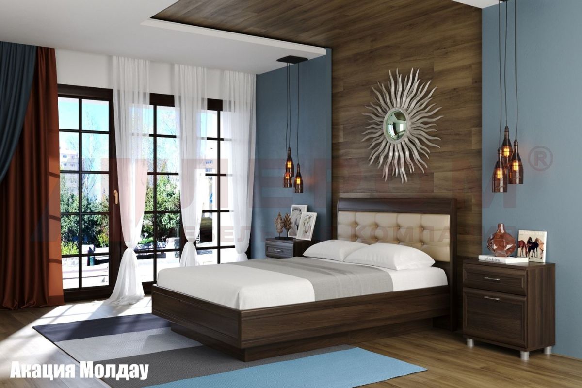 Кровать КР-1852 с мягким изголовьем | фото 2