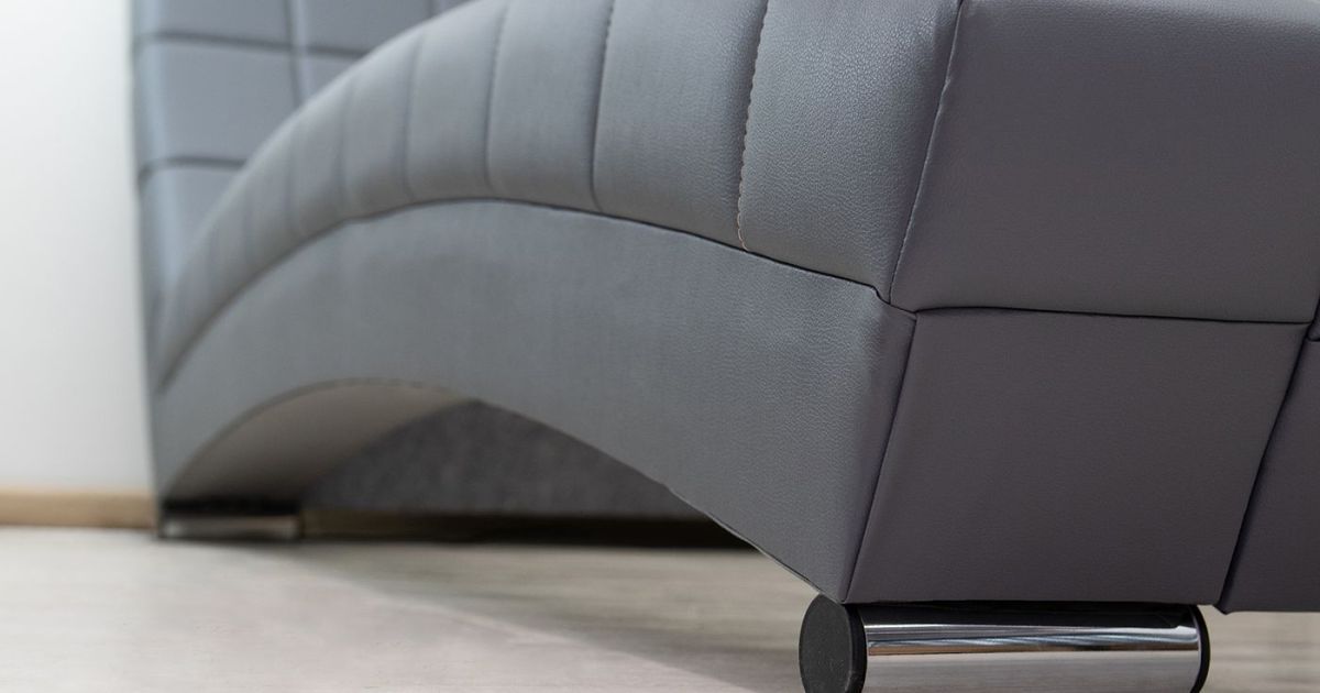 Кровать двойная Оливия 180 + ортопед (арт. Марика 485 к/з (серый)) | фото 3