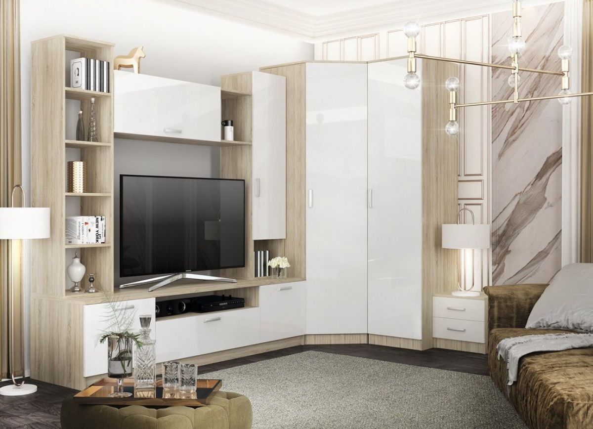 СОФИ Гостиная (модульная) дуб сонома/белый | фото 27