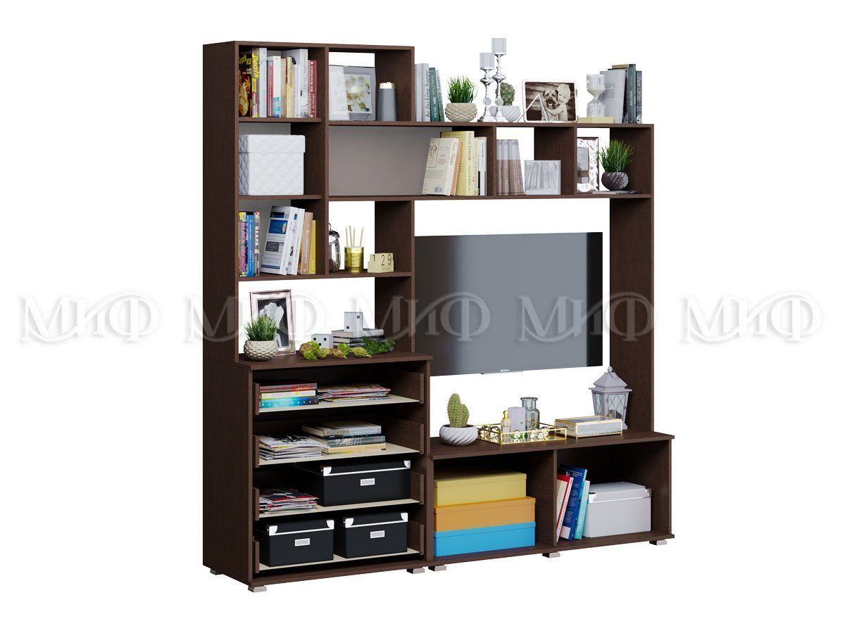 БЕЛЛА Гостиная (модульная) венге/дуб беленый | фото 5