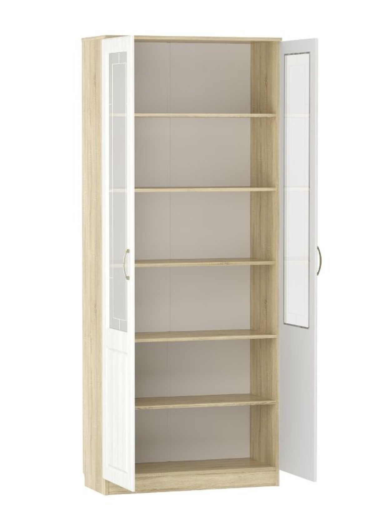 НМ 040.62 Х Шкаф комбинированный "Оливия" (Белое дерево/Дуб Сонома) | фото 2