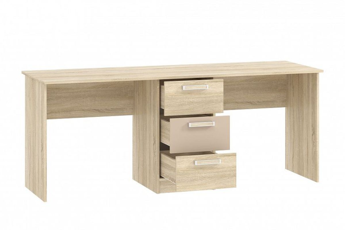 Детская Акварель Стол письменный НМ 041.37 (Капучино/Дуб сонома) | фото 2