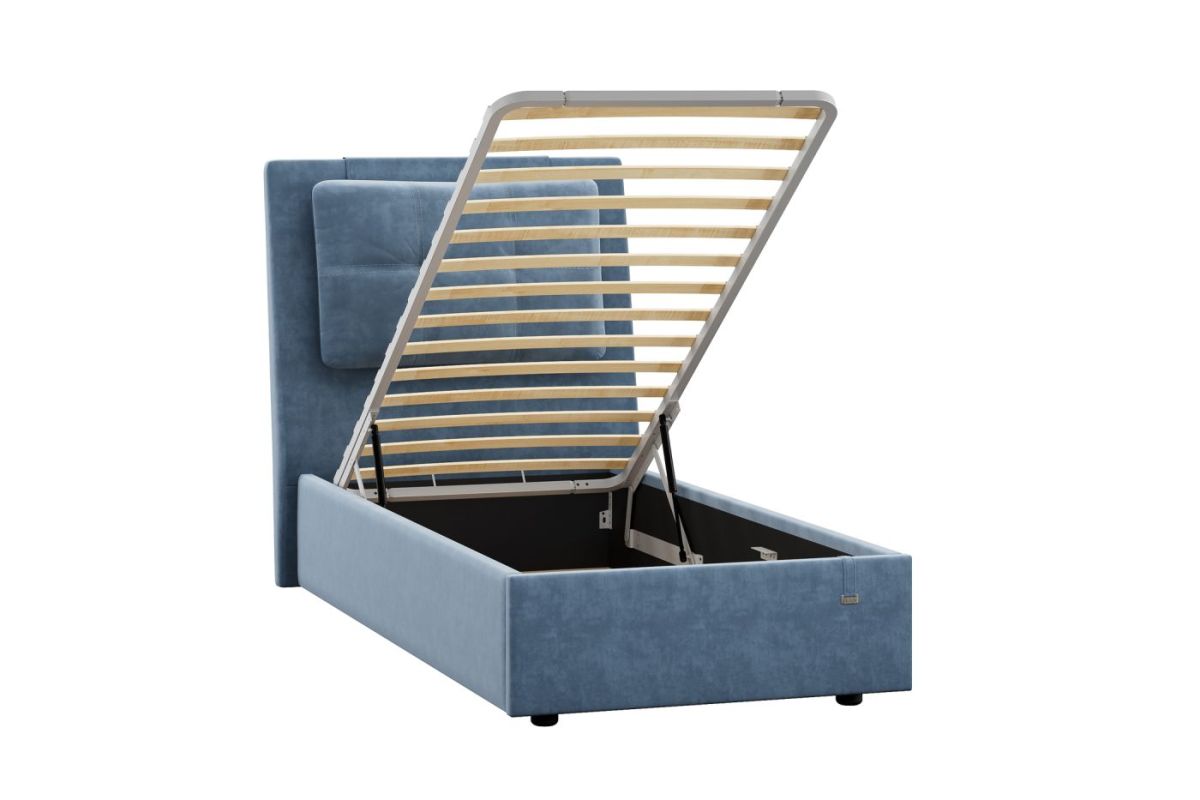 Кровать Ester 900 с основанием и ПМ (Галакси лайт 22)  Модель 311 | фото 2