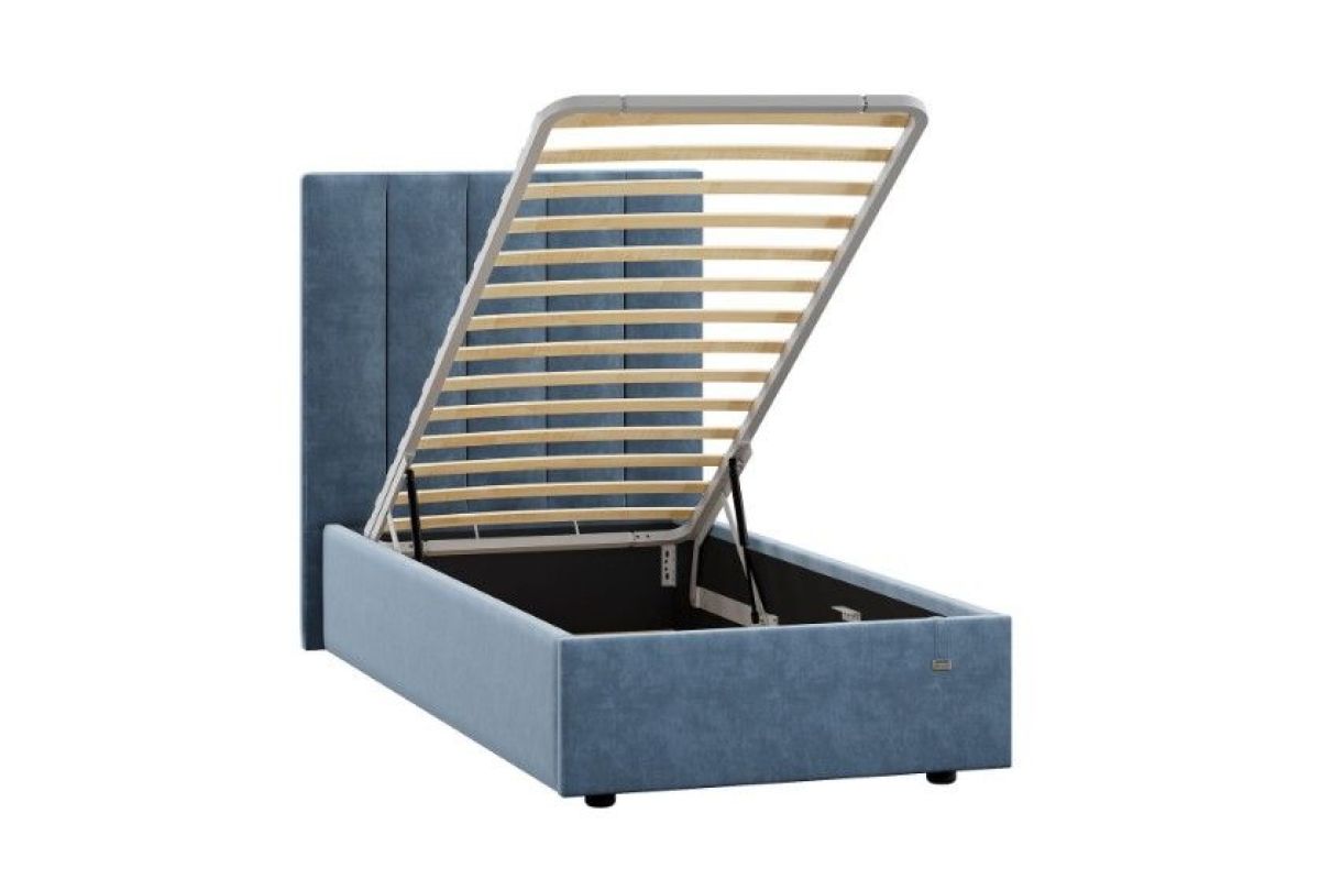 Кровать Ingrid 900 с основанием и ПМ (Галакси лайт 22) Модель 312 | фото 2