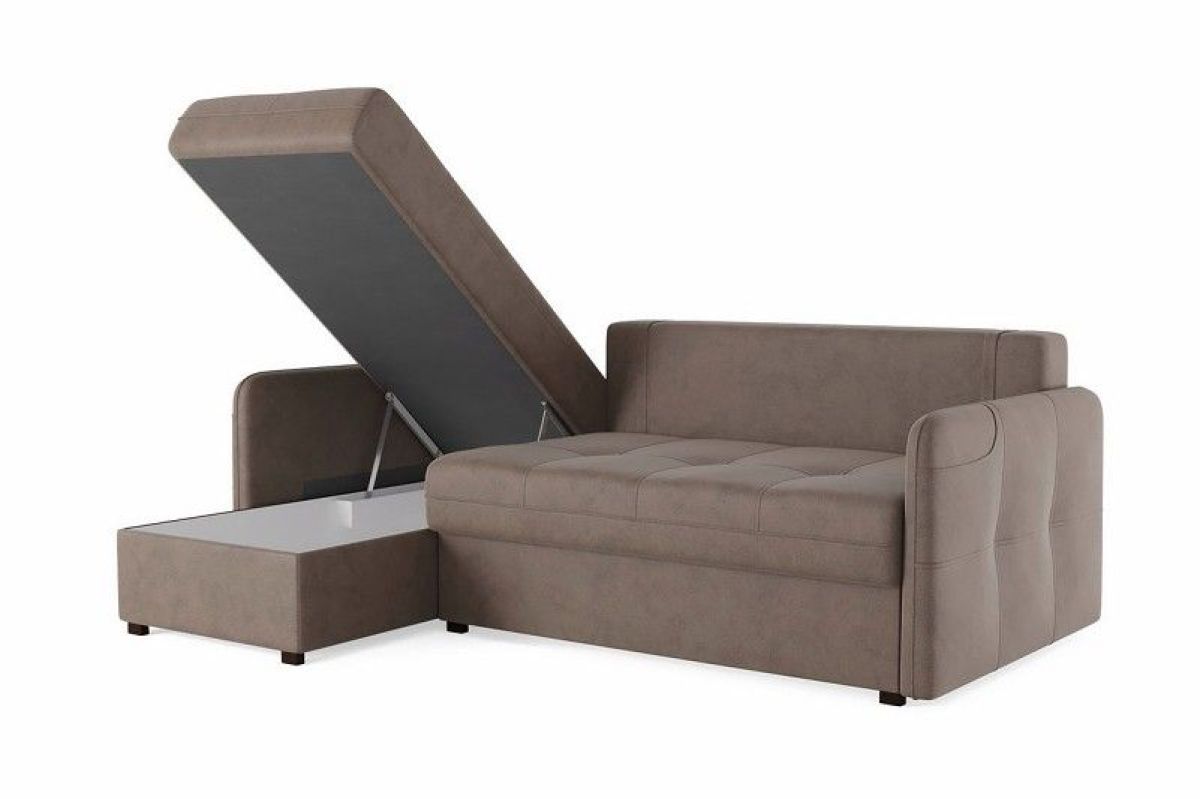 Диван-кровать угловой "SMART" 1 2Т-1Пф/1Пф-2Т (Kongo brown) | фото 2