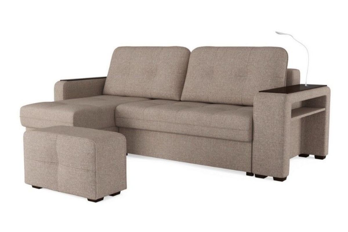 Диван-кровать угловой "SMART" 4 Б3-1Пф-2Т-Б4 СК (Sherlock 932) | фото 2