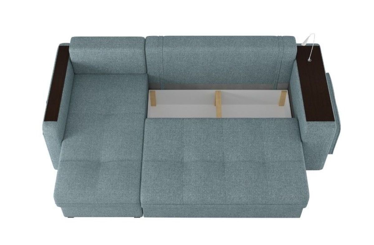 Диван-кровать угловой "SMART" 4 Б3-1Пф-2Т-Б4 СК (Sherlock 975) | фото 5