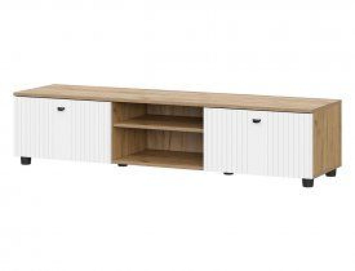 МИЛАН Гостиная (Дуб Золотой/Белый Матовый) | фото 3