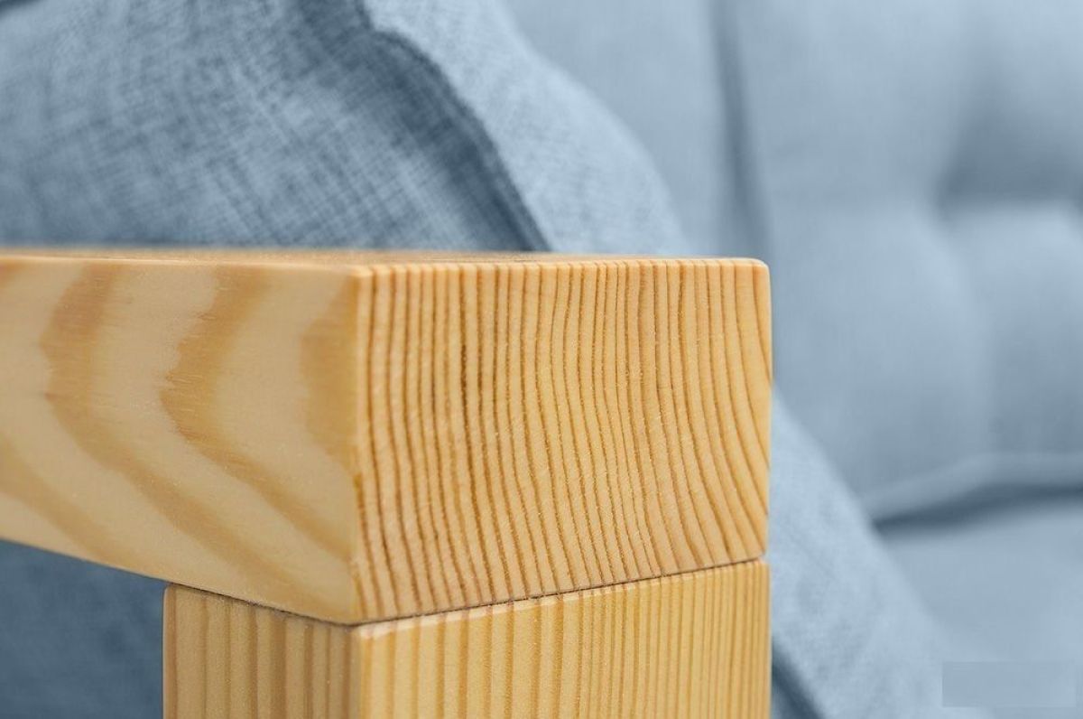 Диван двухместный DEmoku Д-2 (Беж/Холодный серый) | фото 4