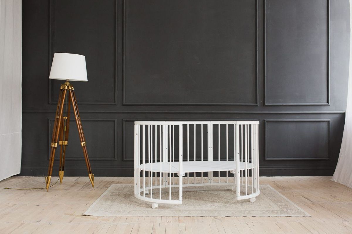 Кроватка-трансформер Classic 6в1 + комплект матрасов (белая матовая) | фото 9