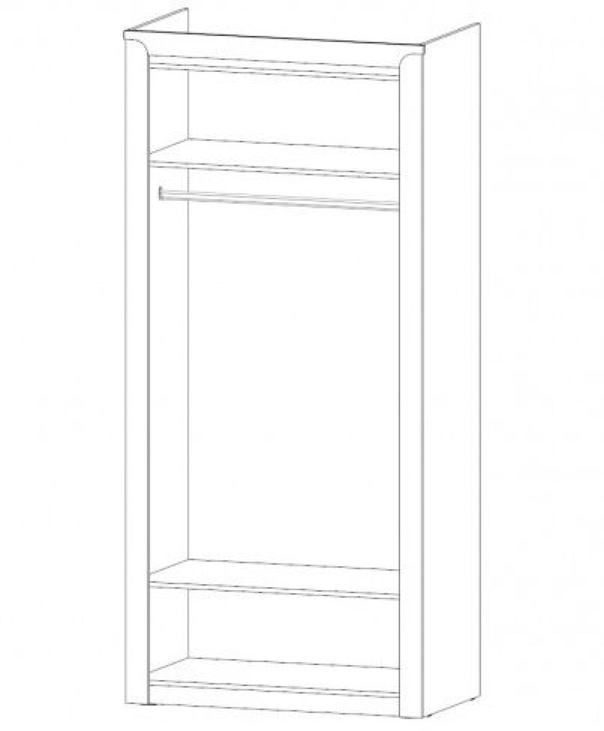РЕГИНА Шкаф 2-х створчатый (дуб самдал) | фото 2