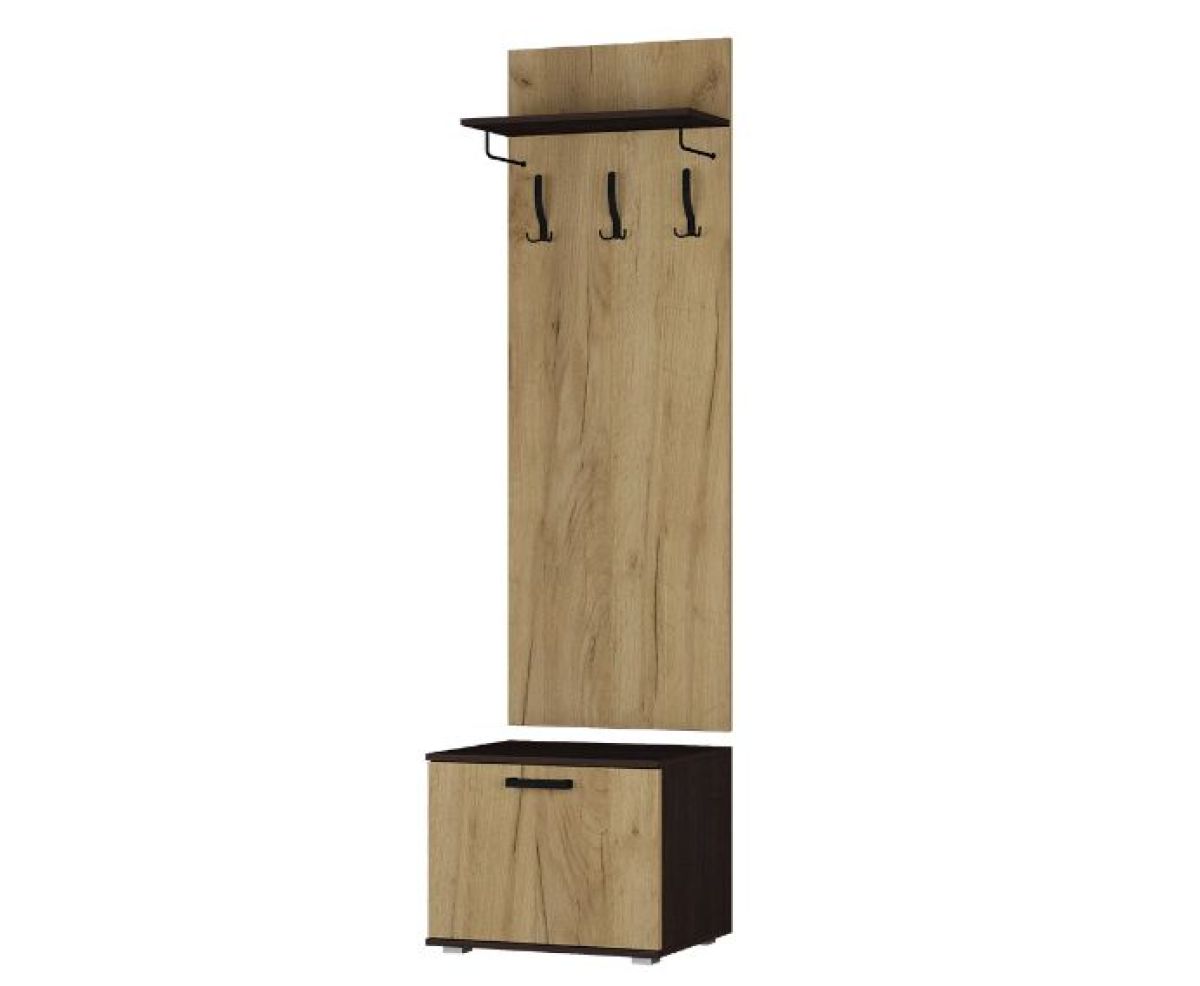 Прихожая Сафари модульная (Венге/Дуб Крафт Золотой) | фото 4