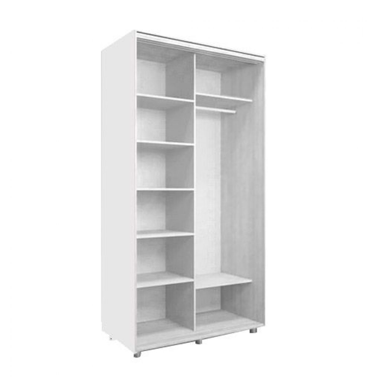 Шкаф-купе "Удачный" 2-хдвер. ОУ 16-6-01 (Белый) | фото 2