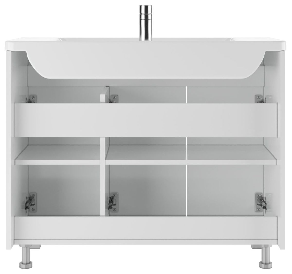 Тумба под умывальник "Maria 100" Мечта без ящика АЙСБЕРГ (DM2327T) | фото 3