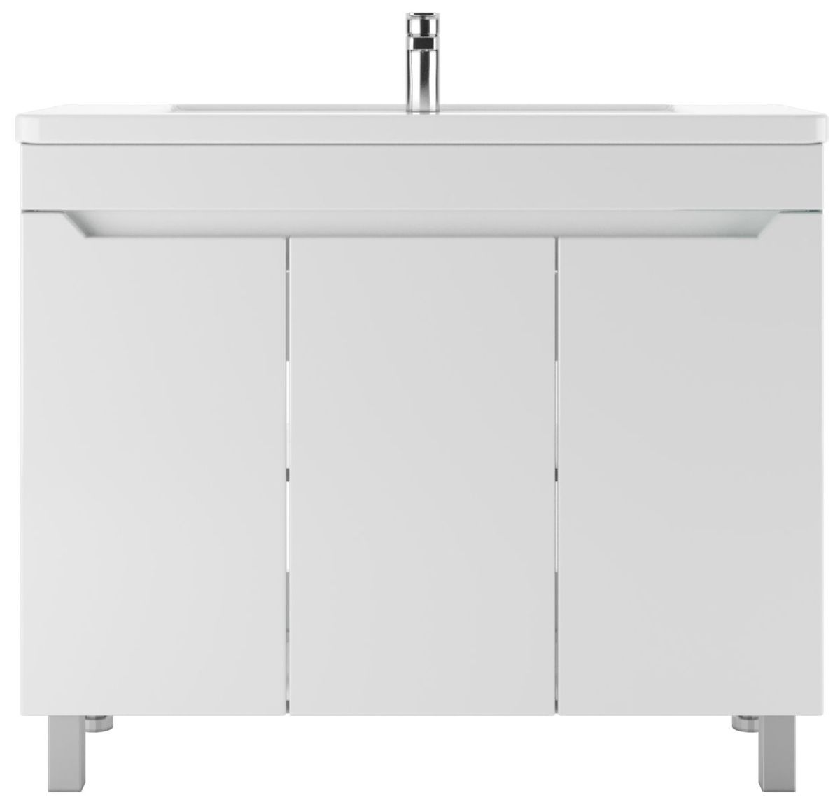 Тумба под умывальник "Maria 100" Мечта без ящика АЙСБЕРГ (DM2327T) | фото 4