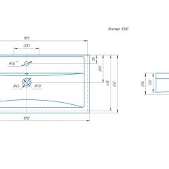Умывальник мебельный "Фостер 100" Kirovit | фото 7