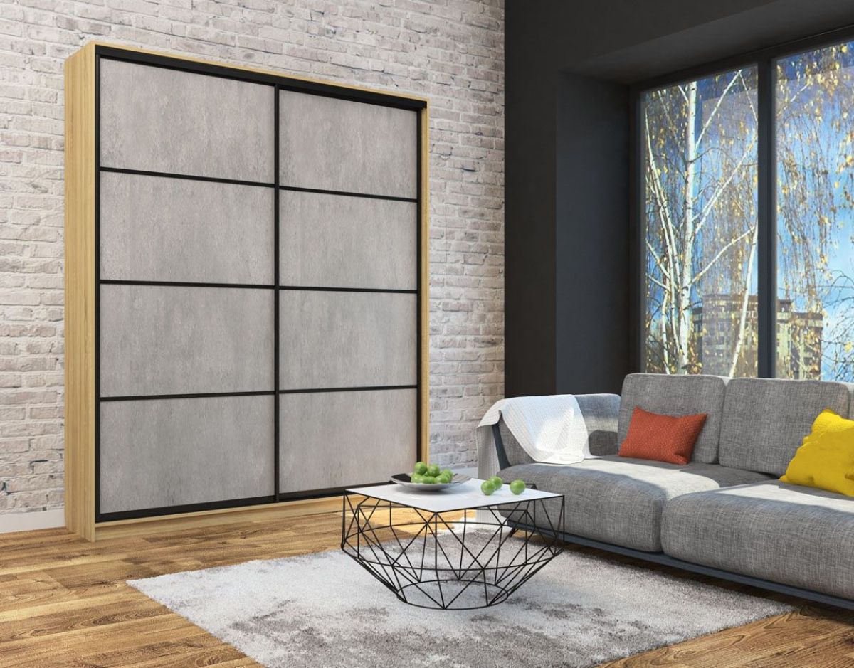 Шкаф-купе Лофт 2000 Шк20-47 (Дуб Сонома) | фото 14