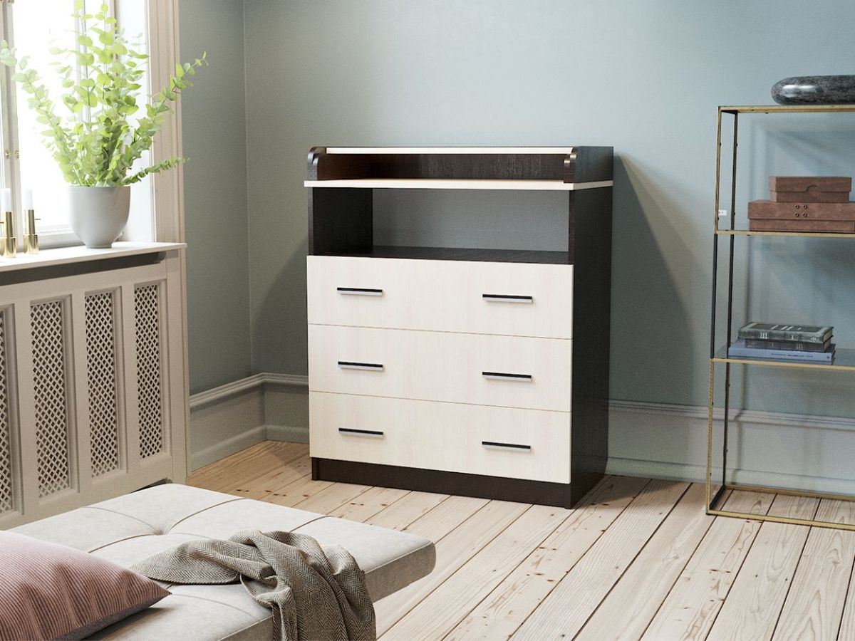 Комод К-1.2 Пеленальный (Венге/Дуб молочный) | фото 3