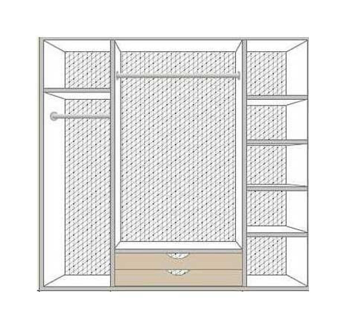 Спальня Роза (комплект 4 дв.) беж | фото 3