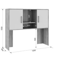 ЛАЙТ 2 Надстройка стола компьютерного (1200) | фото 2