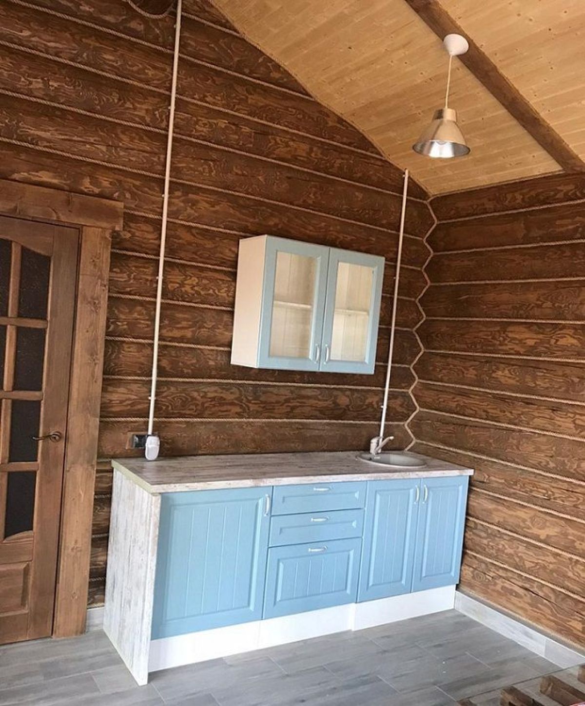 Кухонный гарнитур Принцесса 2400 Мурено (модульный) Горизонт | фото 11