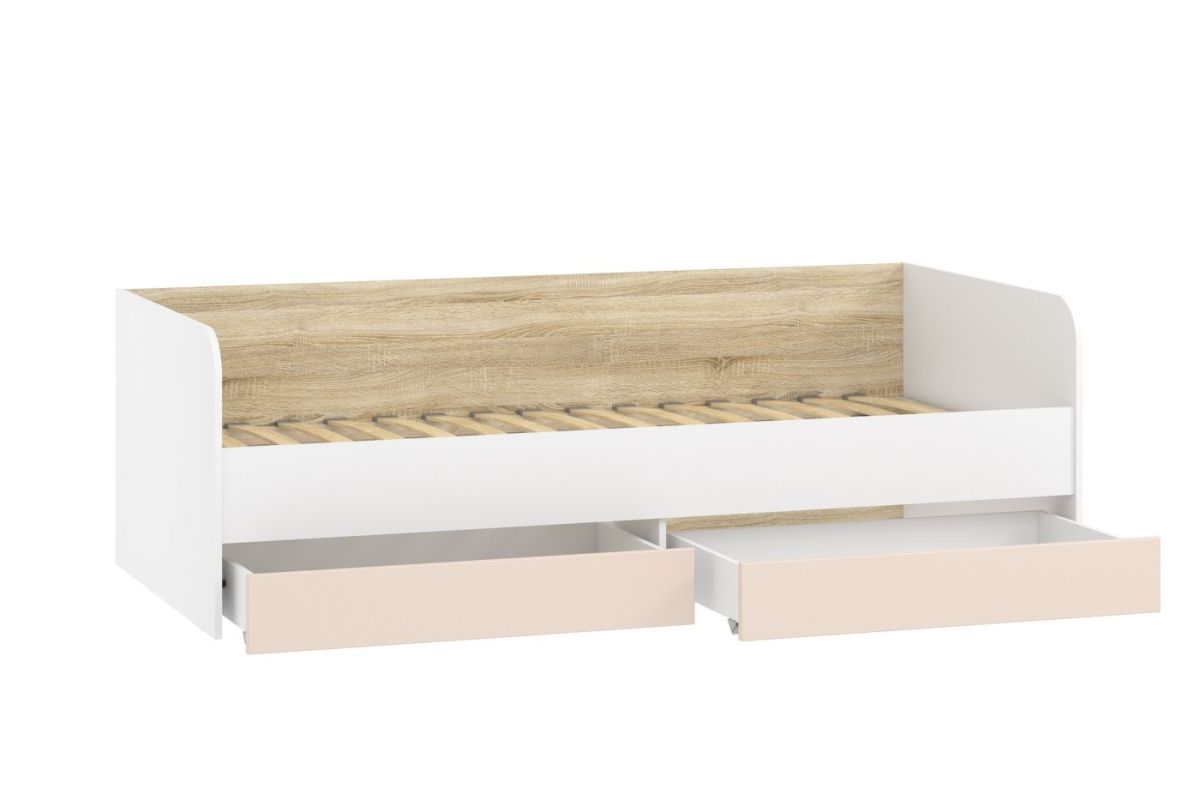 Кровать 900х2000 "Банни" НМ 041.38 с основанием (Бисквит) | фото 2