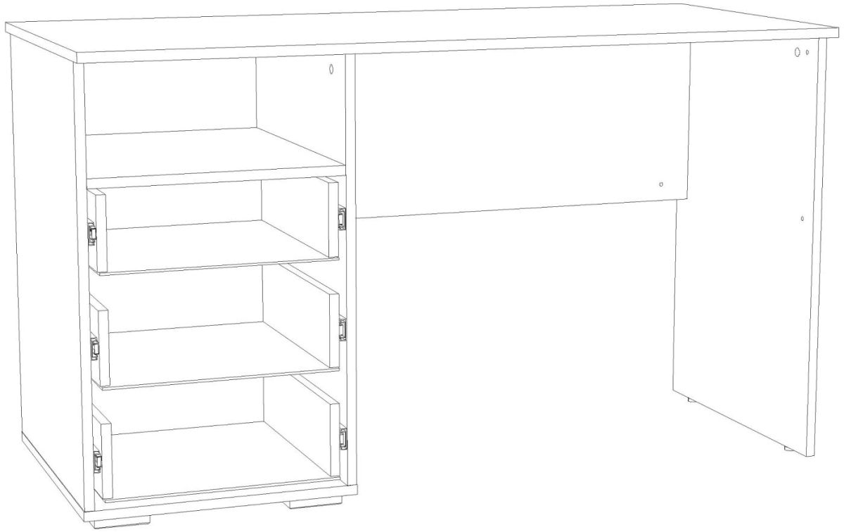 Стол письменный НМ 041.40 "Банни" (Бисквит) | фото 5
