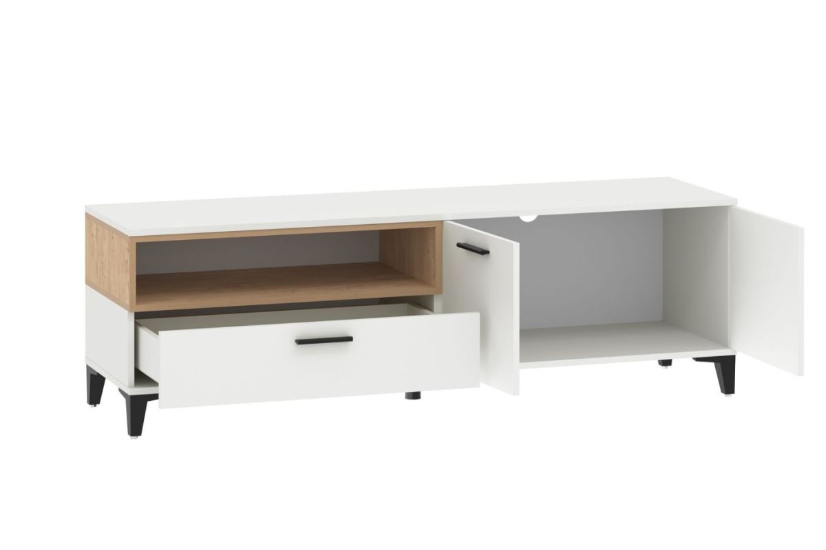 Тумба ТВА НМ 013.44 "Bergen" (Белый/Дуб бунратти) | фото 2