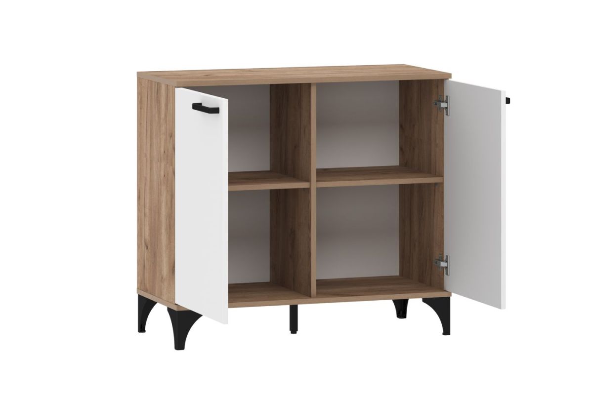 Гостиная "Марсель" (модульная) Меренга/Дуб Крафт Табачный | фото 5