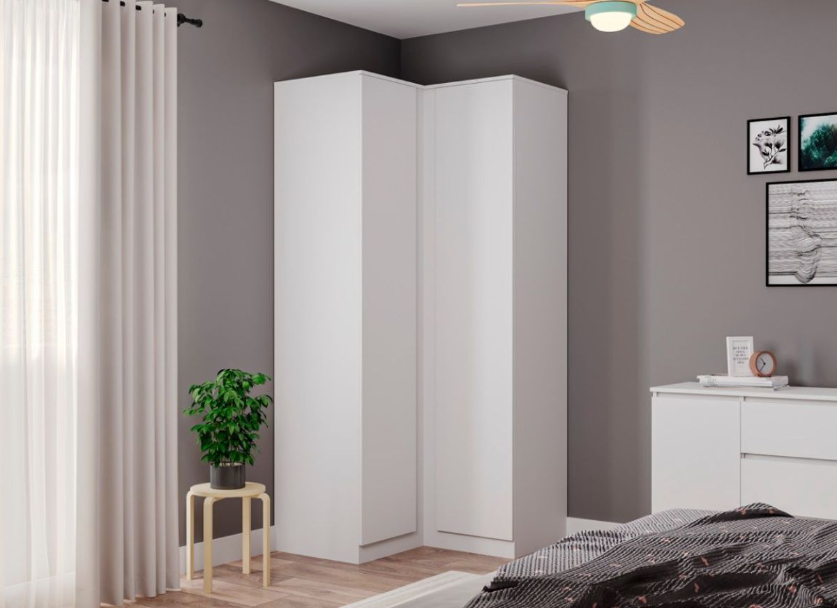 МОРИ МШУ 940 Шкаф угловой (БЕЛЫЙ) | фото 4