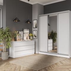 Комод с 6 ящиками 1200 "Бьянко" (Белый лофт) | фото 2