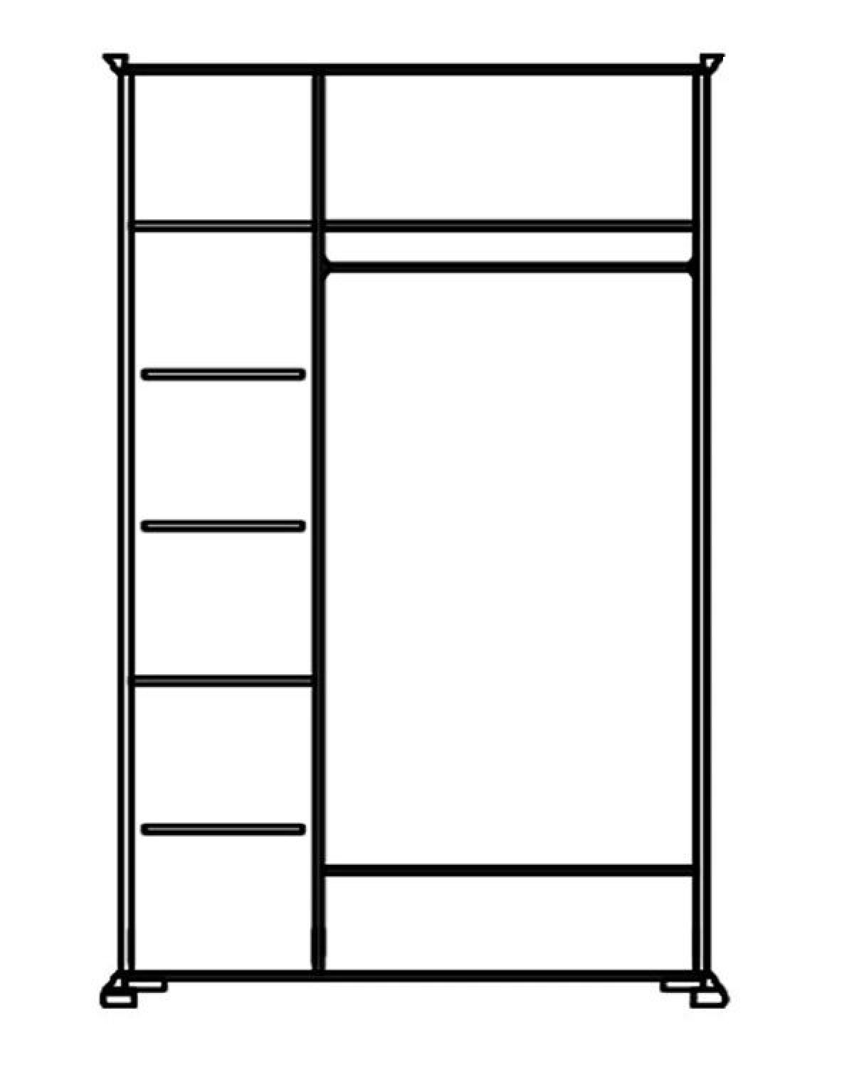 Шкаф для одежды Лика (ММ-137-01/03Б) | фото 4