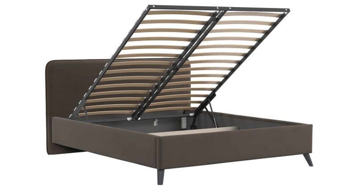 Кровать интерьерная Миа (1600) Купер 03/Кант Лайт 10 | фото 5