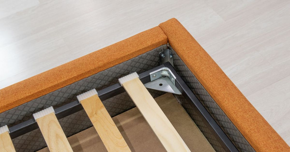 Кровать интерьерная Миа (1600) Купер 03/Кант Лайт 10 | фото 9