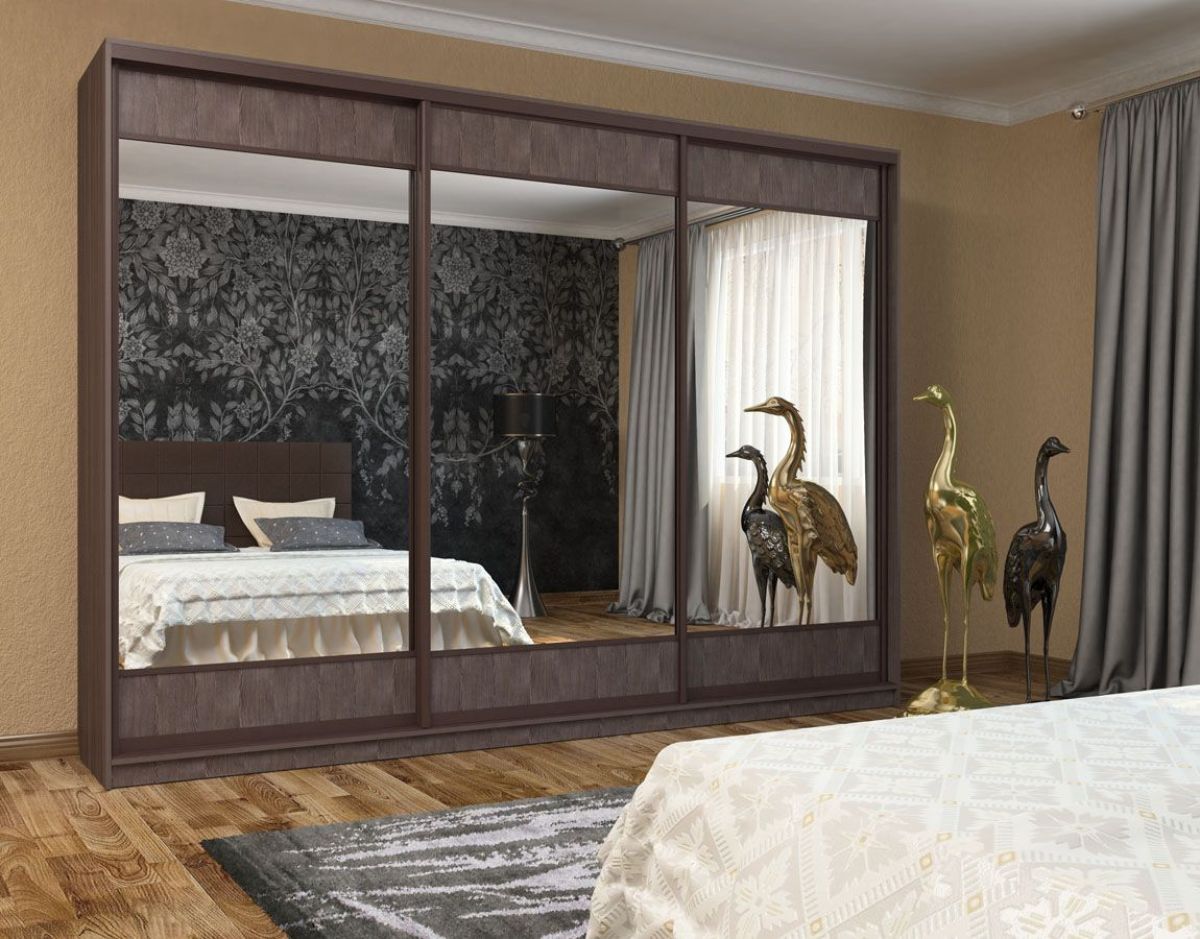 Шкаф-купе Татьяна 3000 (ЛДСП/Зеркало/ЛДСП) ЛДСП 2 кат. | фото 4