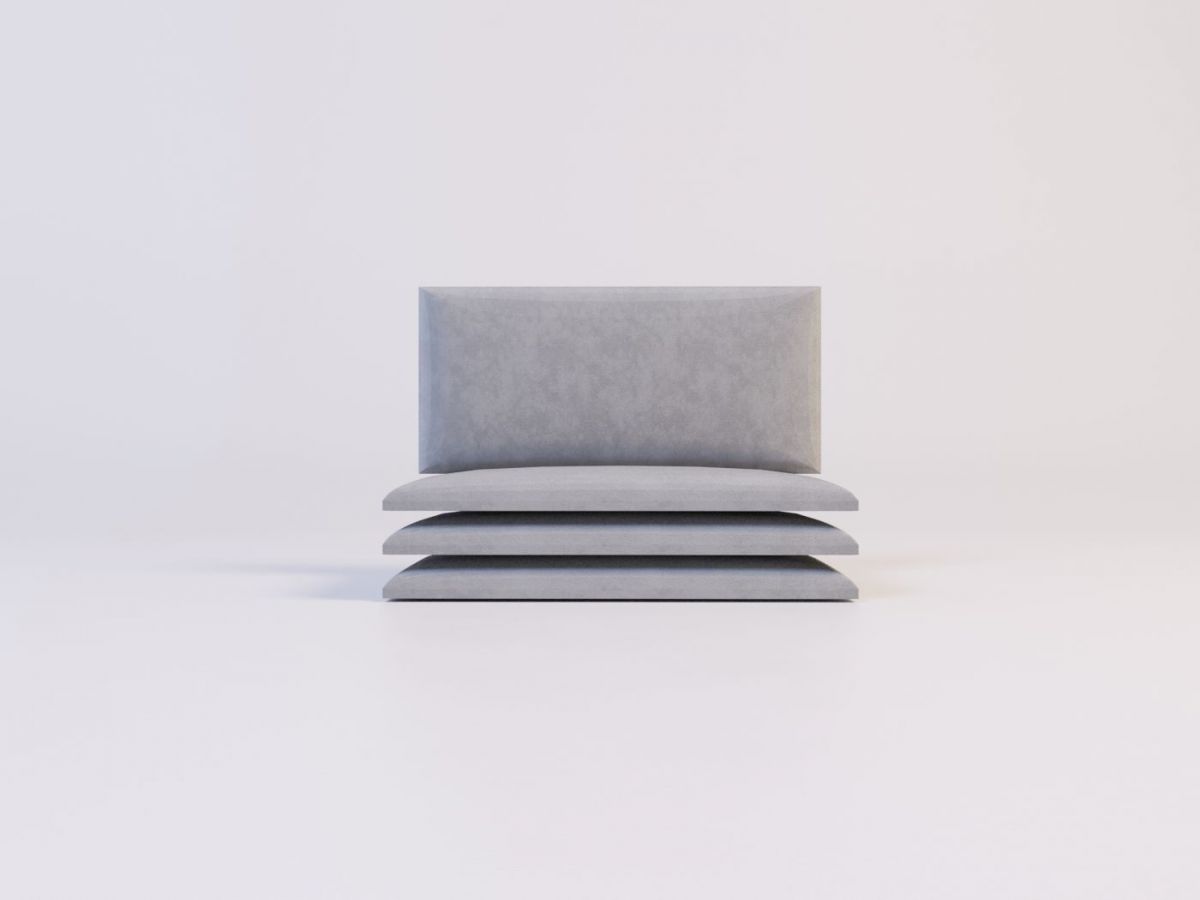 Мягкие панели ПРЯМОУГОЛЬНИКИ 30*60 (4 шт.) для гостиной | фото 12