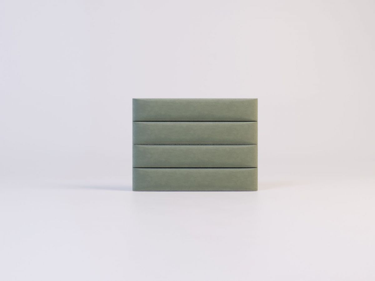 Мягкие панели ПОЛОСЫ ПРЯМЫЕ 15*90 (4 шт.) для гостиной | фото 9