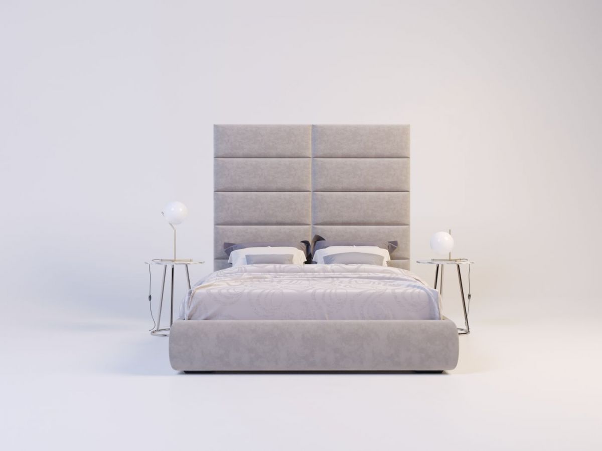 Мягкие панели ПОЛОСЫ ПРЯМЫЕ 30*90 (4 шт.) для спальни | фото 15