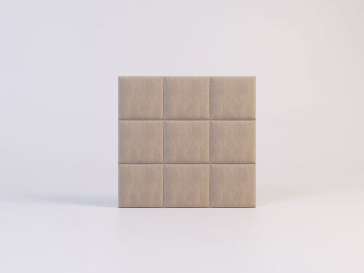 Мягкие панели КВАДРАТЫ 30*30 (9 шт.) для гостиной | фото 7