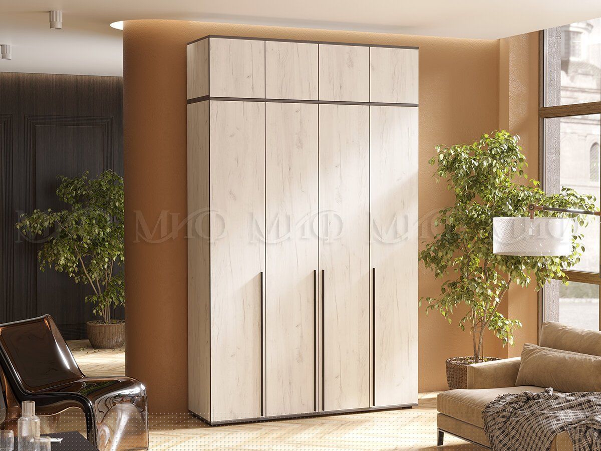 НОРД Шкаф 4-х ств с антресолью (1600) | фото 4