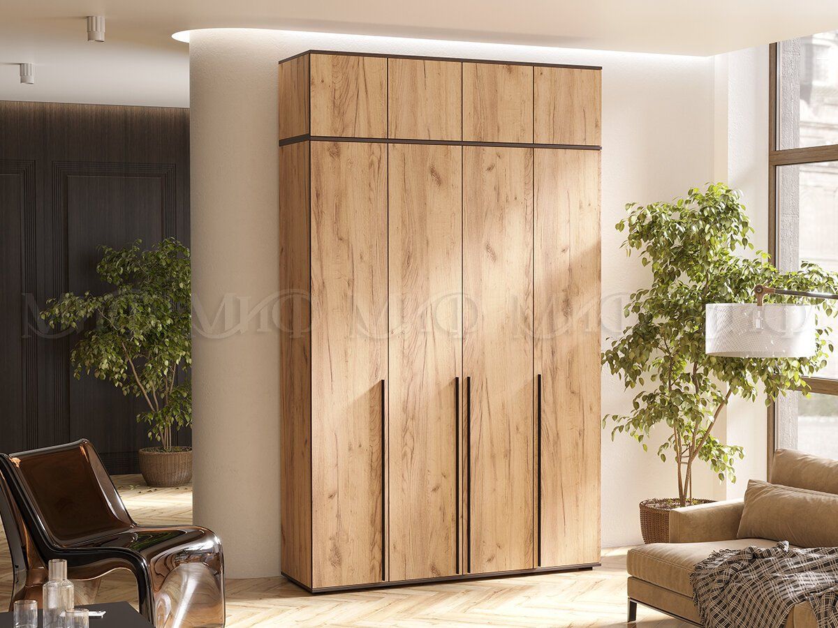 НОРД Шкаф 4-х ств с антресолью (1600) | фото 5