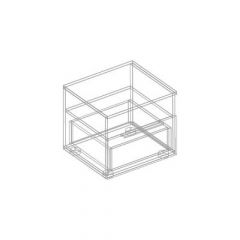 ВИТА Тумба прикроватная с ящиком и нишей (темно серый) | фото 2