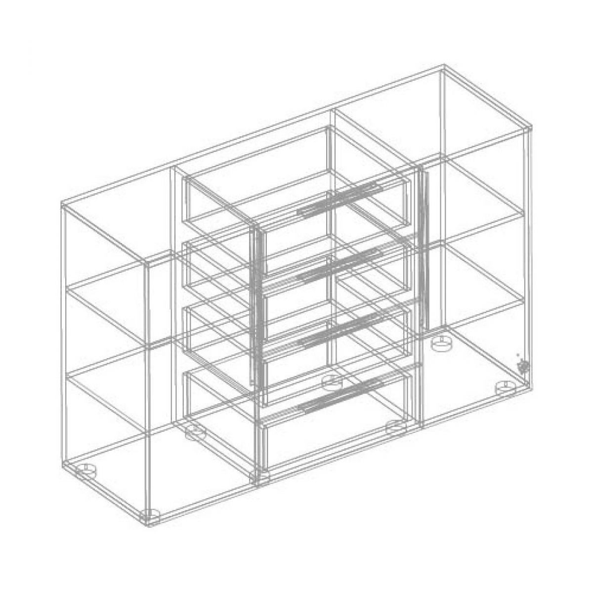 ВИТА Спальный гарнитур (модульный) темно серый | фото 9