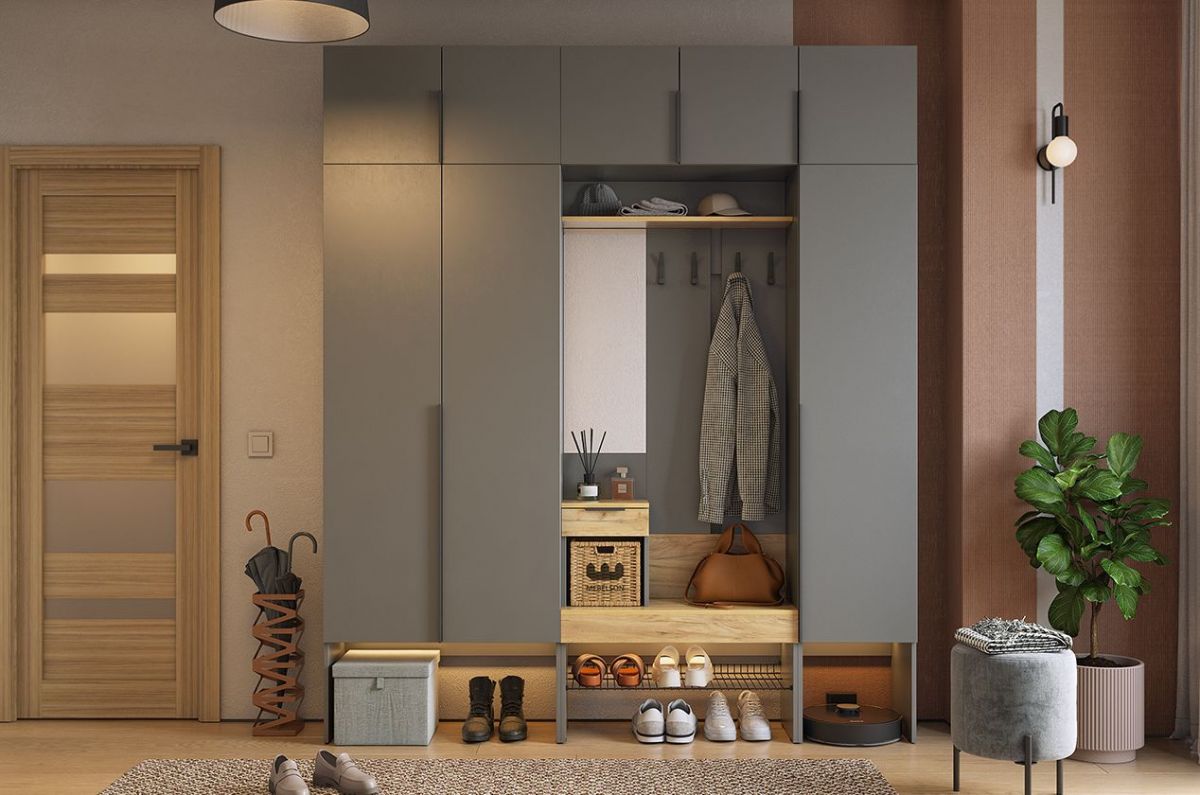 БАСКО Прихожая К7 (графит) | фото 15