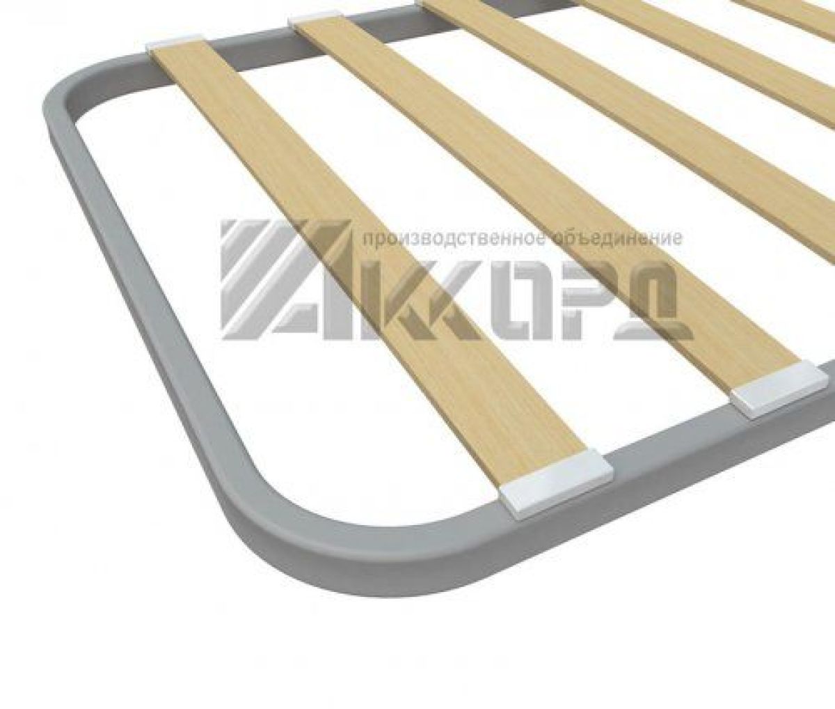 Кровать П-образная двойная К641.1.О (800*1900) 40*25, ламели 12 шт | фото 2