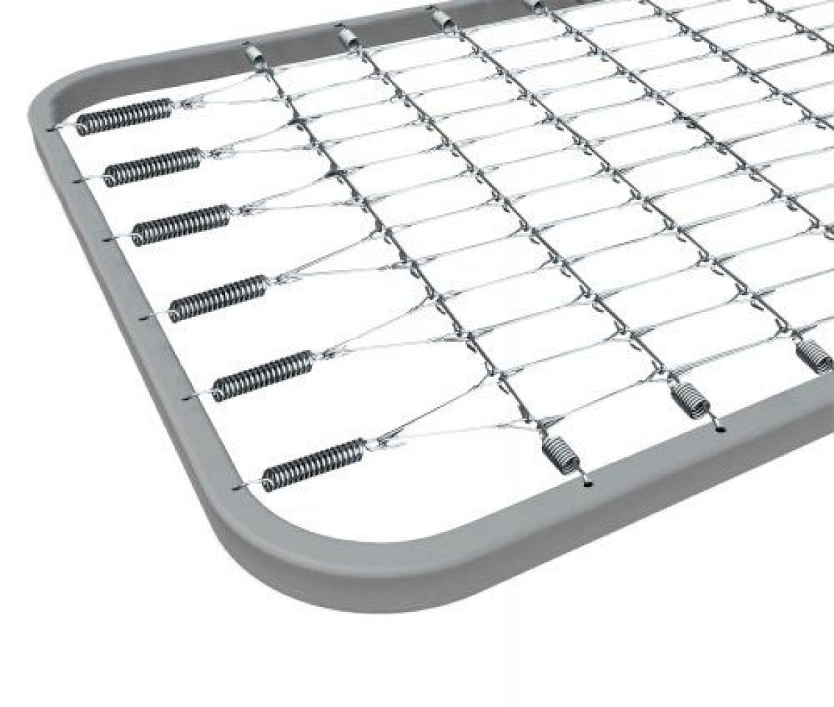 Кровать П-образная двойная К641.2.К (900*1900) труба d.38/32, Рама закругленная 40*25, кв звено | фото 2