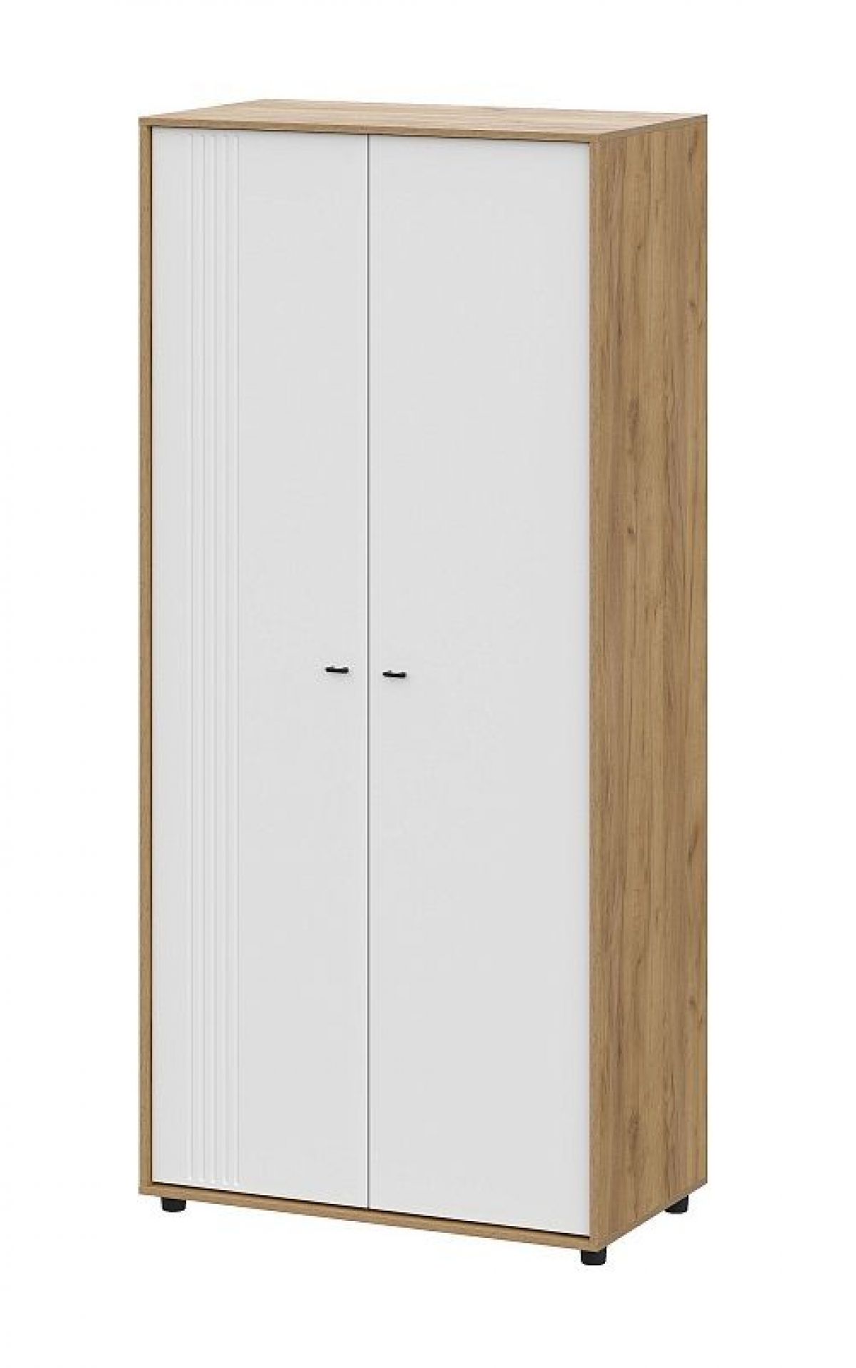 МИЛАН Спальня (Дуб Золотой/Белый матовый) | фото 37